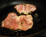 鶏肉ときのこのソテー青ゆずバターソース作り方5写真