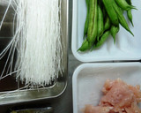ずぼら料理　いんげんと春雨の炒め煮作り方1写真
