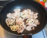 豚肉・レンコンの☆めっちゃ梅ぇ~炒め☆作り方5写真