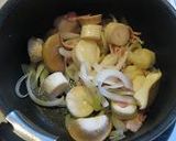 エリンギと青梗菜の中華風豆乳シチュー作り方4写真