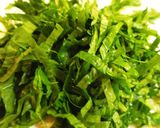 ***セロリ葉★大蒜胡麻炒め***作り方1写真