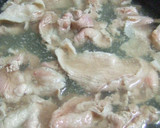 ＊豚しゃぶとネギだく＊　油そば風そうめん作り方5写真