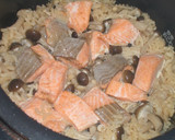 秋の定番★鮭ときのこの炊き込みご飯♪作り方4写真