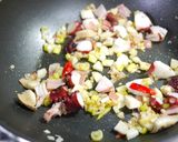 タコのガーリックチャーハン♪作り方3写真
