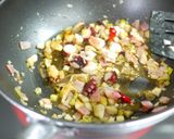 タコのガーリックチャーハン♪作り方4写真