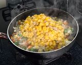 コーンと大豆の鶏キーマカレー作り方3写真