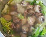 白菜とアサリの韓国風スープ作り方4写真