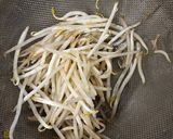 簡単 厚揚げともやしと小松菜のそぼろ炒め作り方1写真