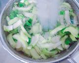 ＊青梗菜のごまたっぷり坦々風ひき肉炒め＊作り方2写真