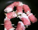エリンギの豚肉まきオイスターソース味付け作り方4写真