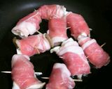 エリンギの豚肉まきオイスターソース味付け作り方4写真