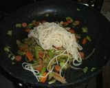 簡単♪冷麦で♡焼きそば♡作り方5写真