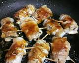 エリンギの豚肉まきオイスターソース味付け作り方7写真