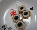 お弁当に✿竹輪と黒豆の串刺し作り方3写真