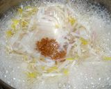 にらともやしの洋風スープかけご飯作り方3写真