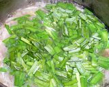 にらともやしの洋風スープかけご飯作り方4写真