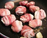 里芋の豚肉巻きローズマリーソテー作り方3写真
