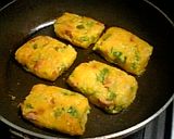 野菜炒め作り(キムチで)♫さつま芋焼き作り方5写真