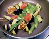明太子でラクうま♪夏野菜の明太炒め作り方3写真