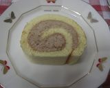 フワフワ♡マロンクリームロールケーキ♪作り方15写真