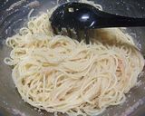 我が家の定番✿簡単シンプル明太子パスタ作り方2写真