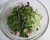 5分で簡単！蛸とトマトのキムチ和え作り方1写真