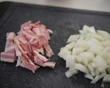 スパイシーなベーコン＆オリーブパン作り方1写真