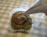 うずまき抹茶パン♪大納言＆きな粉バター作り方17写真