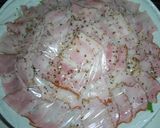 ベーコンと野菜のワイン蒸し作り方2写真