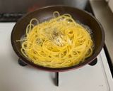 納豆パスタ（ワンパン）作り方4写真