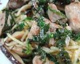 鮪と青紫蘇のパスタ作り方5写真