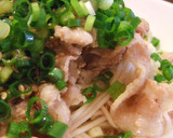 ＊豚しゃぶとネギだく＊　油そば風そうめん作り方11写真