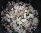 鮭ときのこのチーズ入り味噌炊き込みご飯作り方7写真