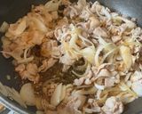 ニラと玉ねぎの豚バラ炒め作り方5写真
