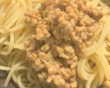 簡単　納豆パスタ作り方5写真