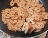 れんこんの味噌バターきんぴら作り方5写真