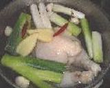 圧力鍋でラクラク♪鶏の丸ごと煮（スープもGOOD！）作り方3写真