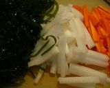 切りこぶと大根とツナの煮物作り方1写真