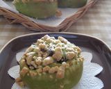 うずまき抹茶パン♪大納言＆きな粉バター作り方19写真