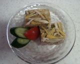 残った蕎麦で♪寒天よせ作り方4写真