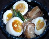 炊飯器ｄｅオイスターソースの豚の角煮　作り方6写真