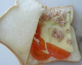 簡単☆ぎゅっぎゅのホットサンド♪作り方1写真