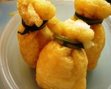 モチモチ♪とろ～り長いもとチーズの茶巾作り方5写真