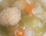 だしの素でΦ和風野菜スープ作り方7写真