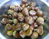 クリの渋皮煮作り方1写真