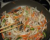 塩チャンプルーうどん作り方1写真