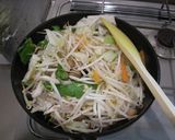 簡単♪梅玉野菜チャンプルー❀作り方5写真