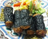 えびのすり身の磯辺揚げ作り方5写真