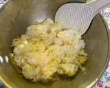 唐揚げカレーキャベツおにぎり作り方4写真