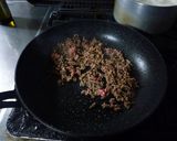 なすびと牛ミンチ炒め作り方2写真
